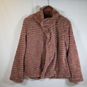 Patagonia Pelage Women's Mauve Teddy Jacket Size Medium
